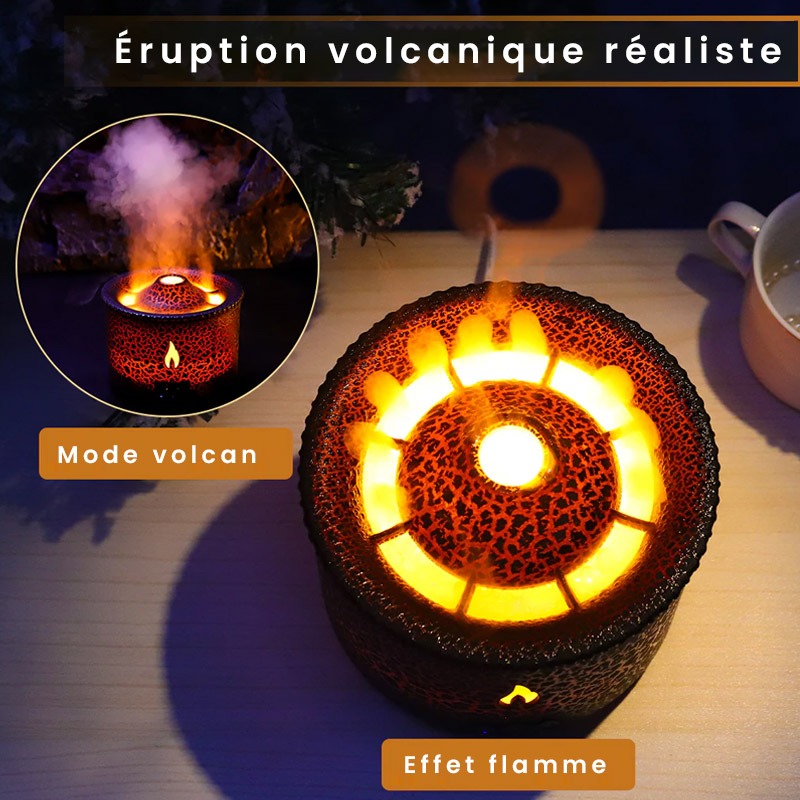 Diffuseur huiles essentielles volcan & flamme 4